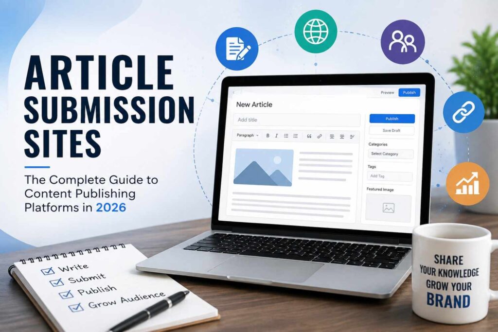 Article submission sites and content publishing platforms guide for 2026