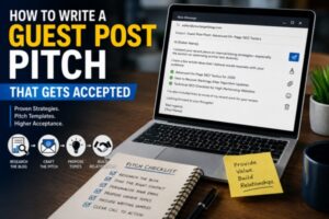 Crafting a guest post pitch email step by step