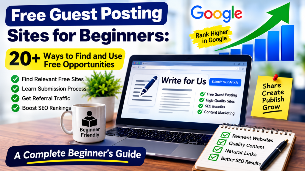 Free Guest Posting Sites for Beginners