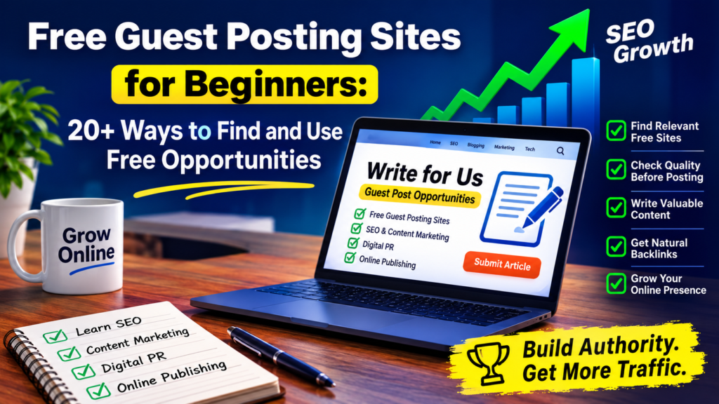 Free Guest Posting Sites for Beginners
