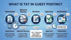 guest posting TAT turnaround time from submission to publication