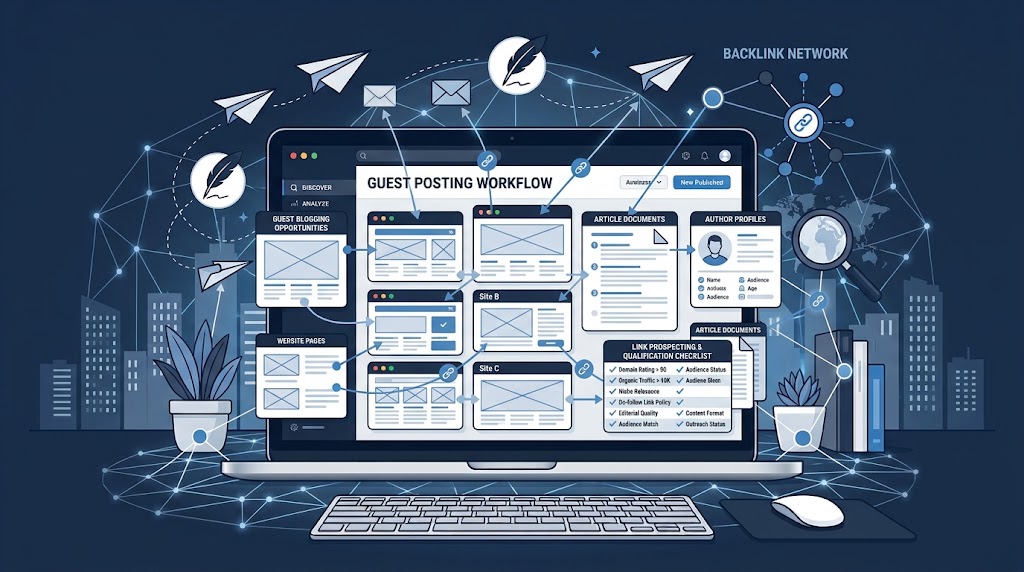 Guest posting sites for backlinks