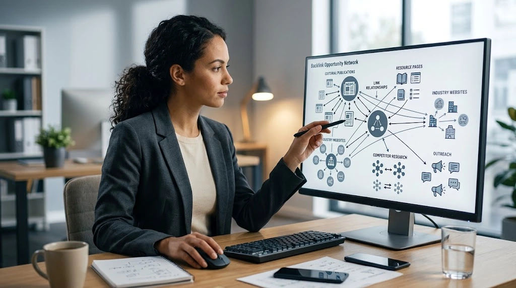 Backlink opportunity research and link building