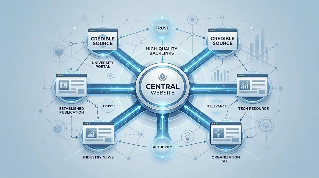 Link authority and backlink strength
