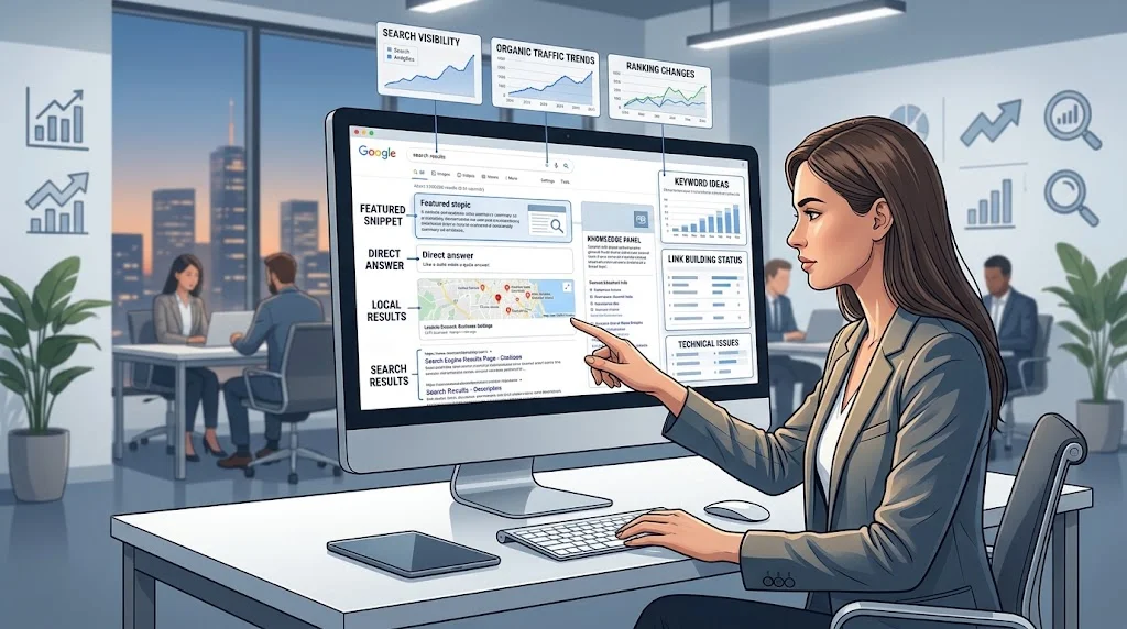 Zero click search SEO strategy and search visibility